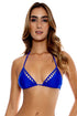 Luli Fama Verano De Rumba Strappy Cut Out Triangle Top
